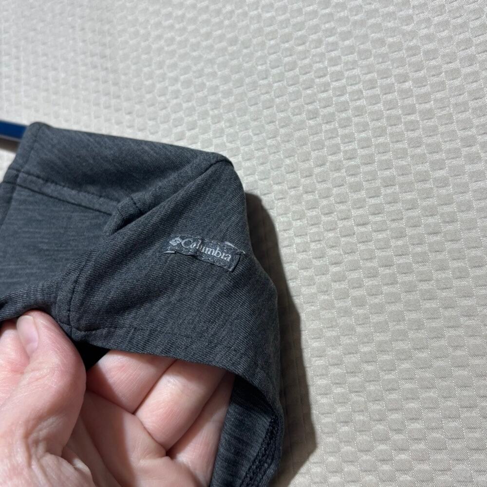 Columbia Sportswear Charcoal Gray Athletic Top XS Cap Sleeve Active Shirt - Picture 4 of 9
